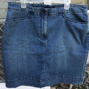 Talbots Denim skirt